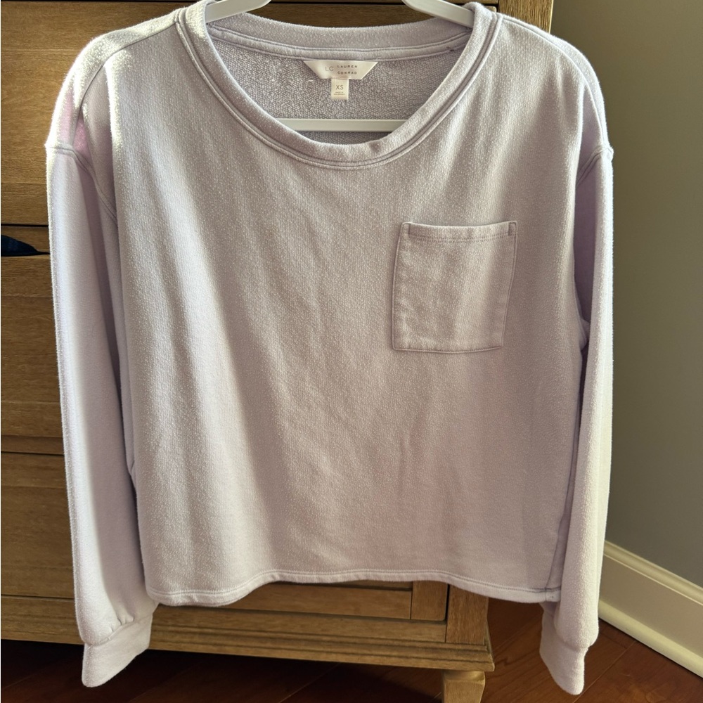 Lavender Lauren Conrad Long Sleeve Top